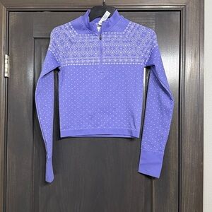 DSG‎ NWT purple Momentum Seamless 1/4 Zip S